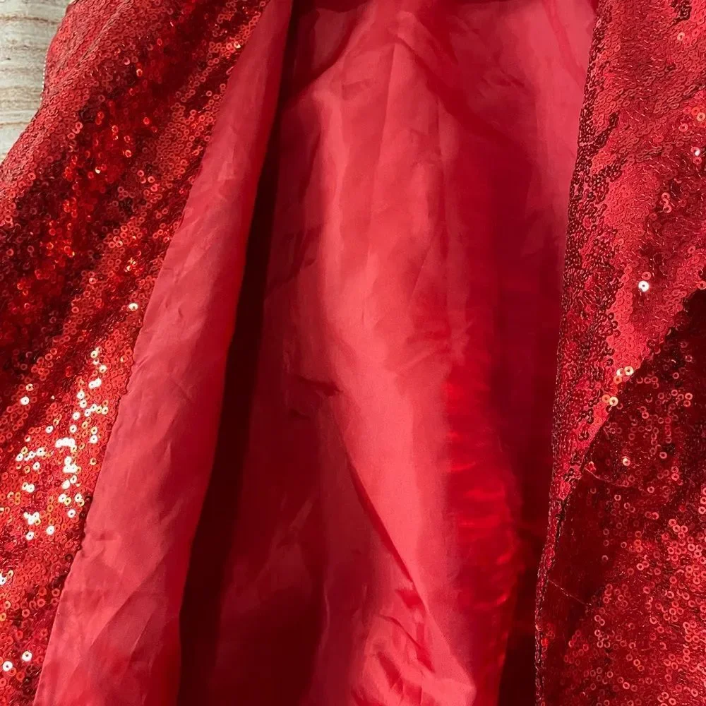 JoJo Siwa Holidays Collection red sequence jacket